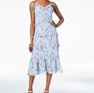 MICHAEL Michael Kors- Tiered Ruffle Dress